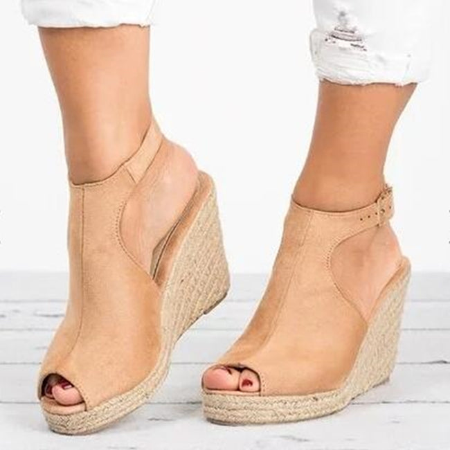 Fashion Women Platform Sandals Peep Toe Spartan Sandals Women Summer Wedges High Heel Shoes Main Image