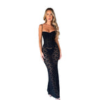 Sling Lace Waist Dress Women
