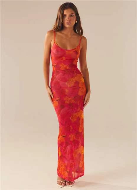 Slim-fit Mesh Mermaid Dress For Women
