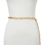 Women's Casual Gold Electroplated Metal Waist Chain