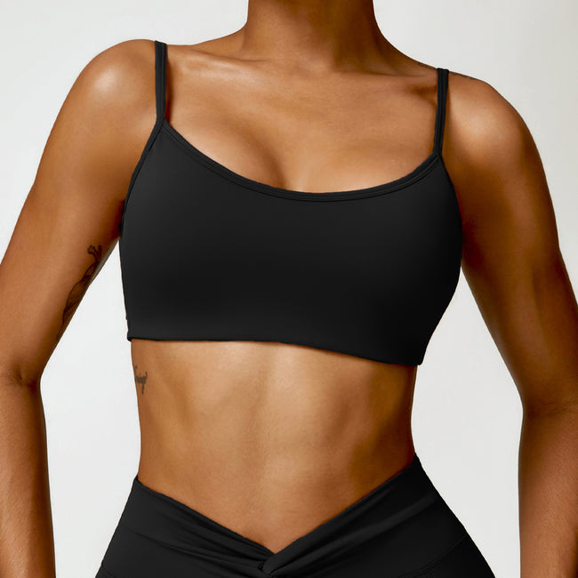 Naked Women Sense Sling Beautiful Back Yoga Bra Vest Hover Image