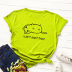 Kitten Meow Lasw Women's Short Sleeved T-shirts