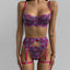Women's Contrast Color Fashion Embroidered Bikini
