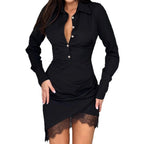 Sexy Lace Waist-cinching Dress For Women