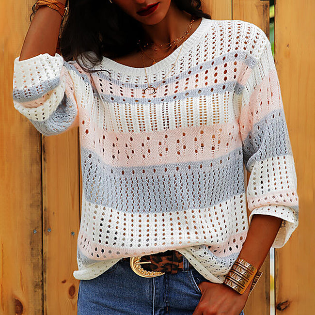 Women Loose Casual Sweater Hover Image