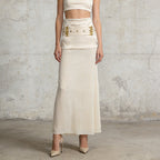 Women's Sexy Vintage Satin Figure-flattering Skirt