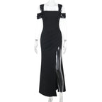 Sexy Slit Dress With Straps For Women