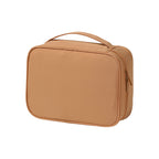 Portable Oxford Cloth Makeup Bag With Dividers