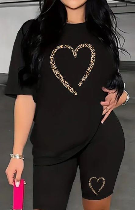 Printed Drop Shoulder T-Shirt Graphic Tees Women Tops Hover Image