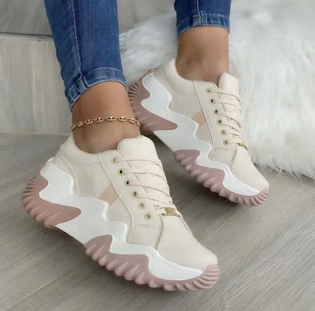 Women Shoes Lace-up Sports Sneakers Main Image