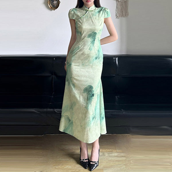 Line Sense Slim-fit Sheath Dress