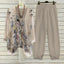 Women's Clothing Digital Printed Round Neck Fashion Sports And Leisure Suit Two-piece Set