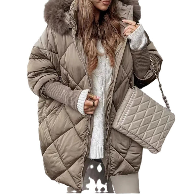 Elegant Winter Hooded Cardigan Coat Main Image