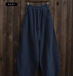 Tight Waist Plus Size Loose Trousers Women Casual Pants