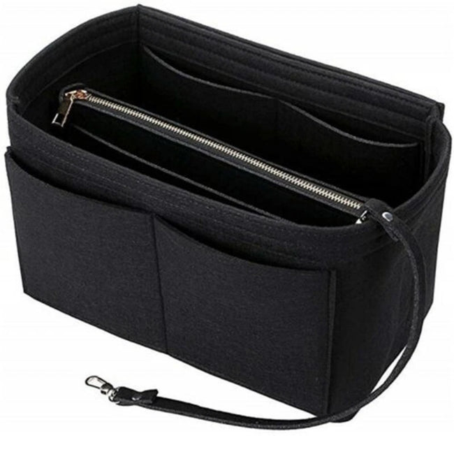 Women Ace Organizer Handbag Felt Travel Bag Insert Liner Makeup Organiser Pouch Main Image