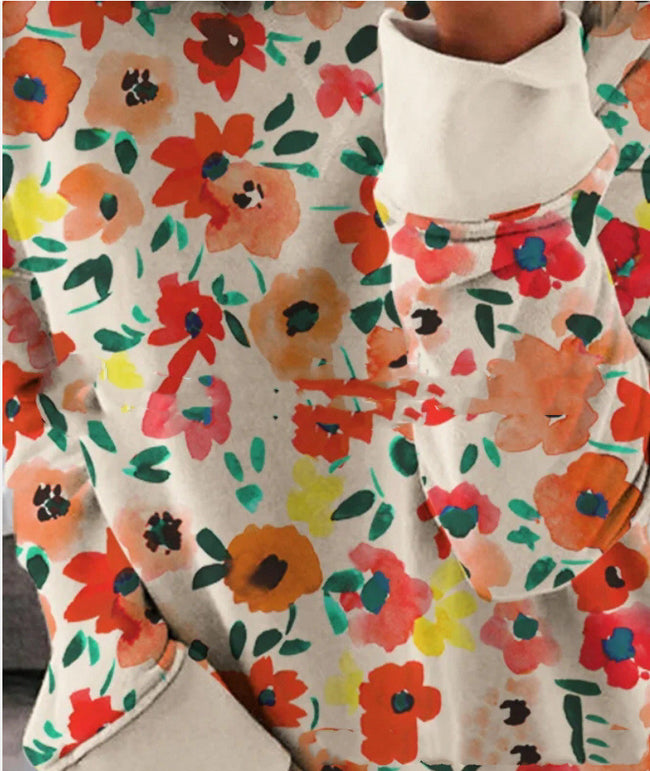 Printed All-match Sweater T-shirt Top Women Main Image
