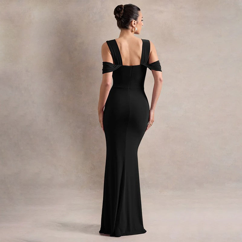 Sexy Slit Dress With Straps For Women