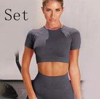 short sleeve yoga suit