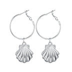 New Simple Earrings Women Ins Cross-border Hot-selling Shell Ear Jewelry