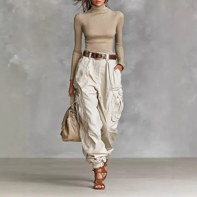 Niche Relaxed-fit Wide-leg Casual Trousers For Women Hover Image