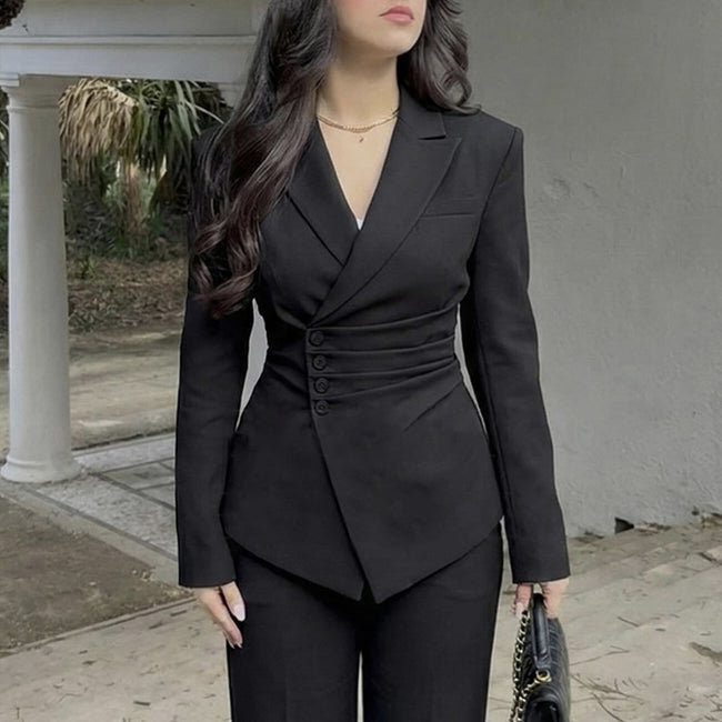 Women's Stylish And Elegant Asymmetrical Blazer Main Image