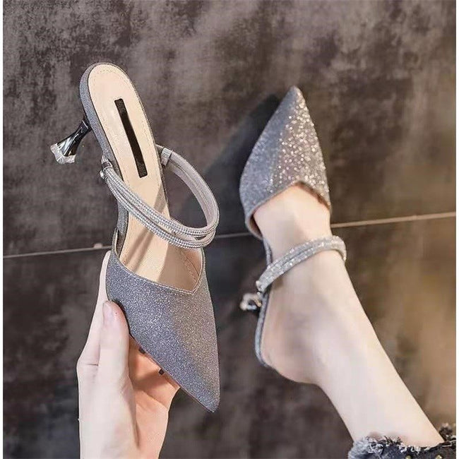 Baotou Sandals Women Stiletto Heels Main Image