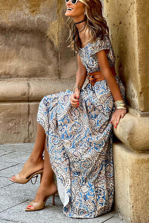 European And American Off-shoulder Sleeveless Dress