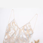 Women's Metal Foil Printed Underwear Dress