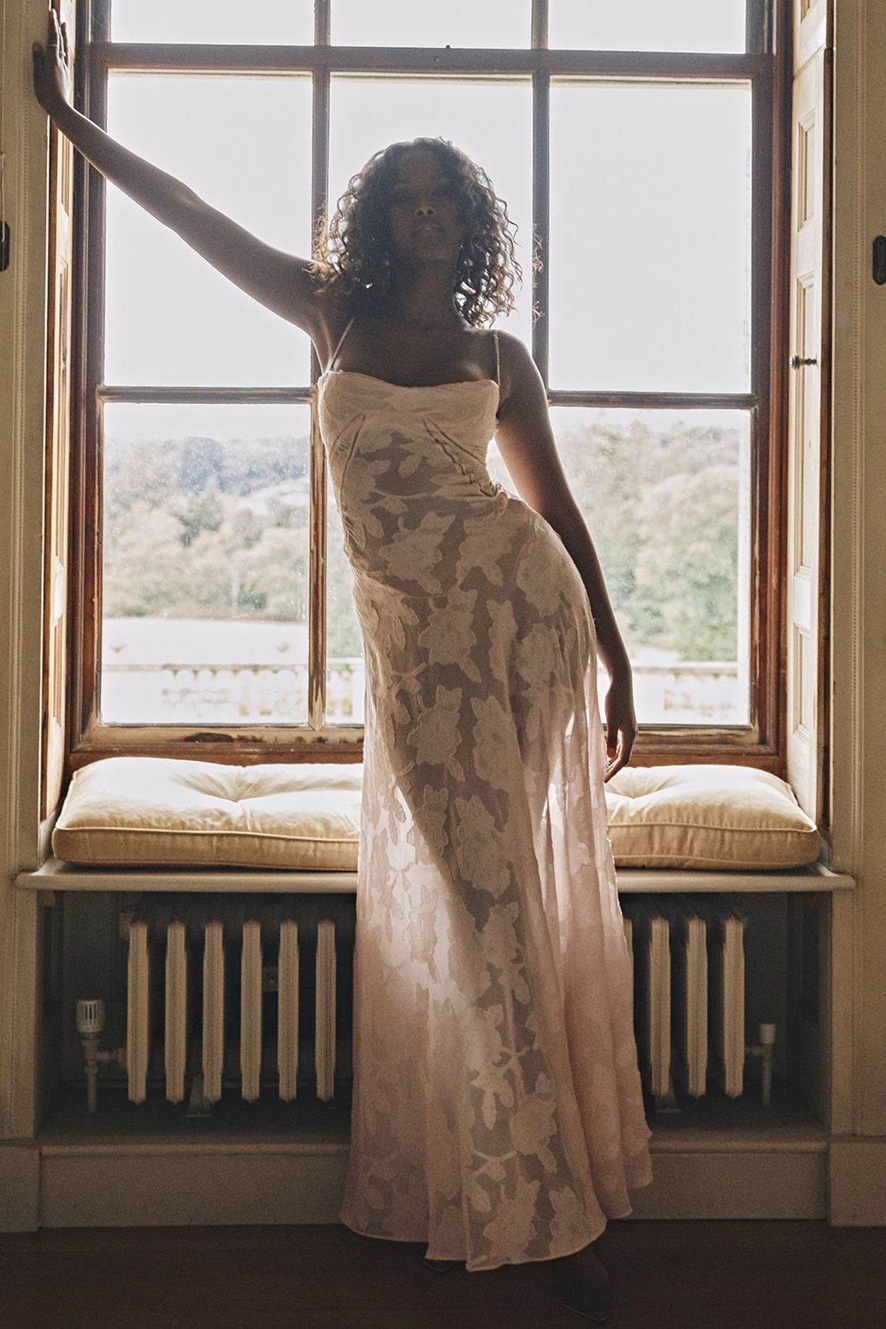 Robe Bretelles en Dentelle Florale Sexy, Mode Été, Robes Longues Slim à Lacets au Dos, Tenue de Soirée Club pour Femme