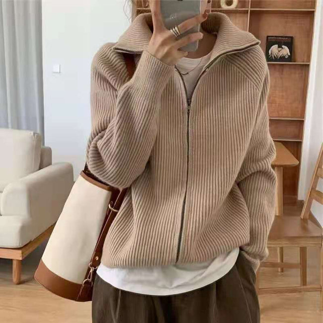Turtleneck Thick Sweater Women All-match Hover Image