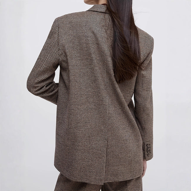 Elegant And Stylish Plaid Blazer For Women Main Image