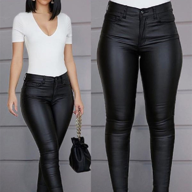 Pure Color Casual Sexy Feet Pants Women Trousers