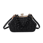 Small Design Pleated Single Shoulder Messenger Bag For Women