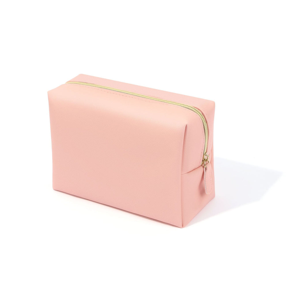 Solid-color Portable Large-capacity Minimalist Makeup Bag