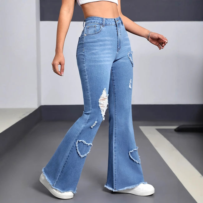 Stylish Casual Denim Jeans For Women Hover Image