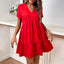 Women's Wear Short Sleeve Holiday Dress