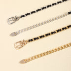 High Sense Waist Chain Metal Lady Versatile Decorative Belt Thin Chain With Skirt Suit Belt Body Chain