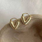 Fashion Jewelry Heart Pendant Drop Earrings For Women Summer Trinket Luxury Jewelry Vacation Accessories Enamel Earring
