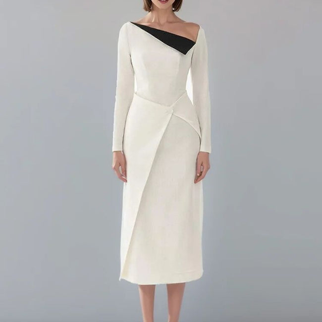 Fashion Personality French Stitching Dress Women Hover Image