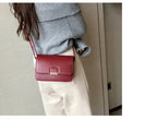 New Style Oily Leather Simple Shoulder Messenger Bag For Women