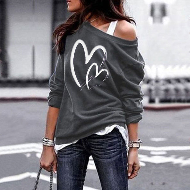 Round Neck Loose Loving Couple Thin Sweater Hover Image