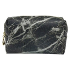 PU Leather Octagonal Square Makeup Storage Bag, Simple Design