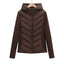 Autumn And Winter New Slim Fit Slimming Hooded Cotton Coat Jacket