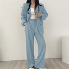 Korean Style Casual Suit Set Women