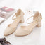 Women's Closed Toe Chunky Heel High Heels