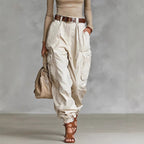 Niche Relaxed-fit Wide-leg Casual Trousers For Women