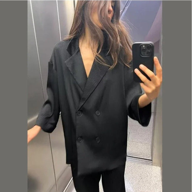 Women's Fashionable Blazer Casual Suit Main Image