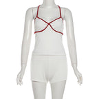 Womens Printed Figure-Hugging, Slimming Camisole Top