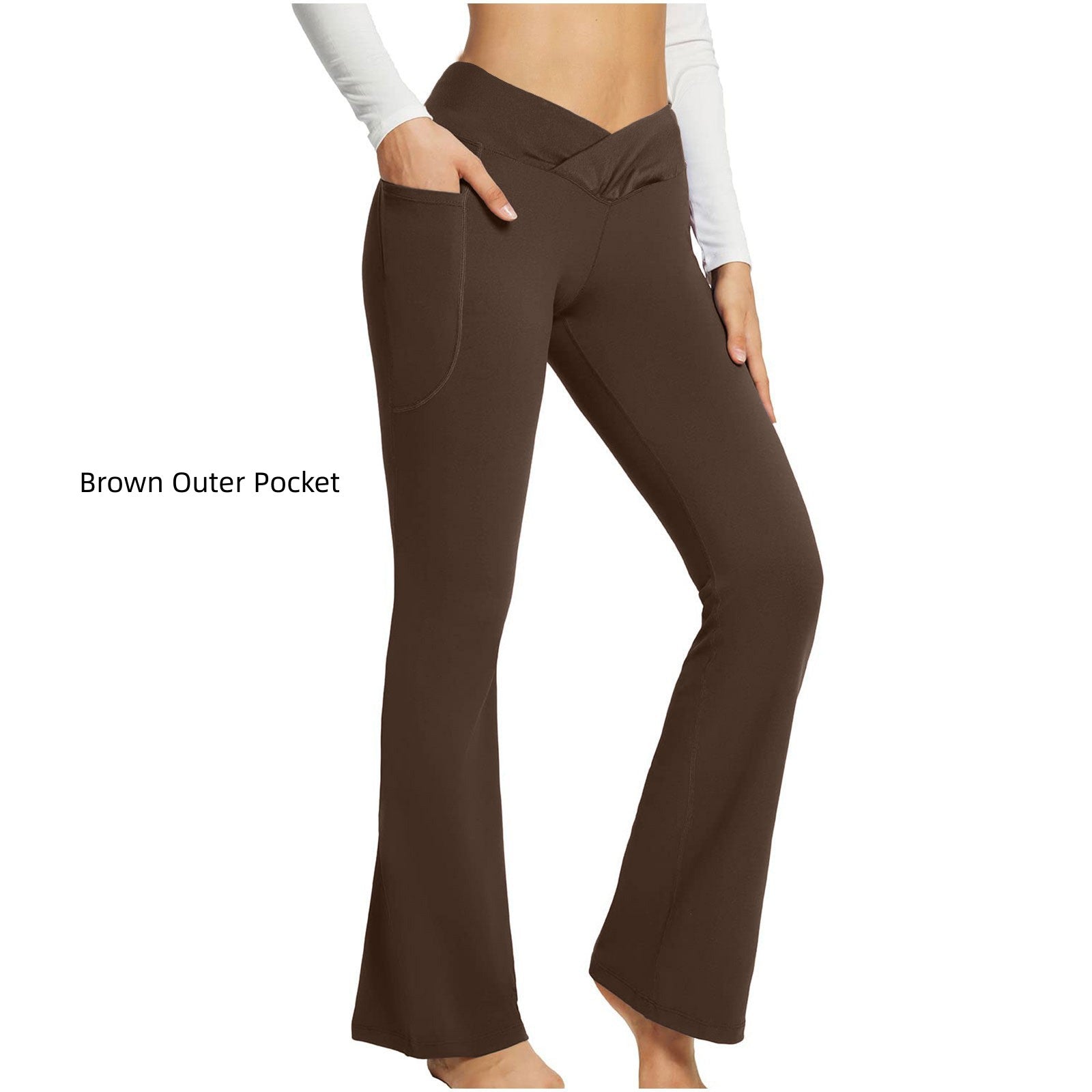 High Waist Slim Fit Wide Leg Yoga Pants Women