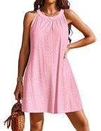 Women's Hollow Crochet Sleeveless Dress Vest